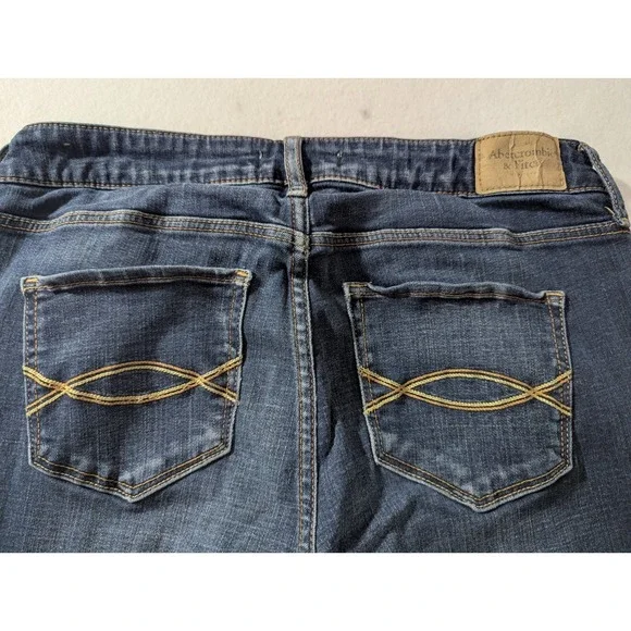 Abercrombie & Fitch Skinny Jeans W28 L31 Dark Wash Stretch Denim - Picture 5 of 8